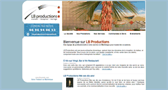 Desktop Screenshot of lb-prods.com